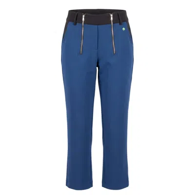 Trussardi Jeans Blue Polyester Women Pant
