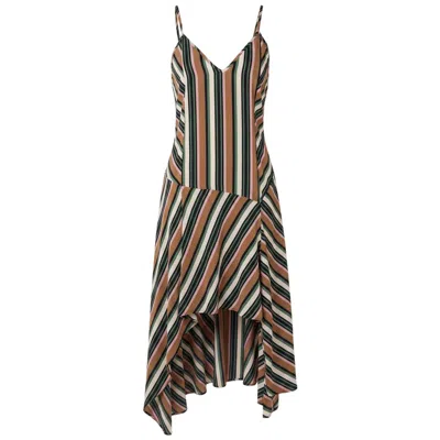 Trussardi Jeans Brown Viscose Women Dress