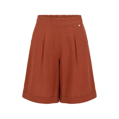 Trussardi Jeans Brown Viscose Women Shorts