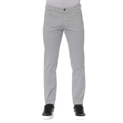 Trussardi Jeans Gray Cotton Jeans & Pant