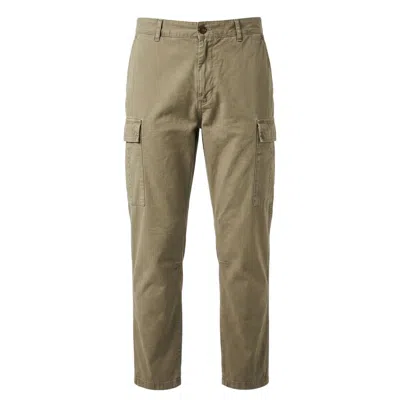 Trussardi Jeans Green Cotton Men Pants In Neutral