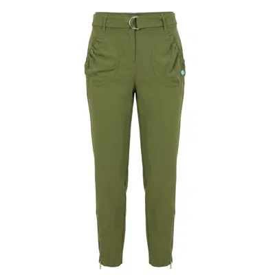 Trussardi Jeans Green Polyester Women Pants