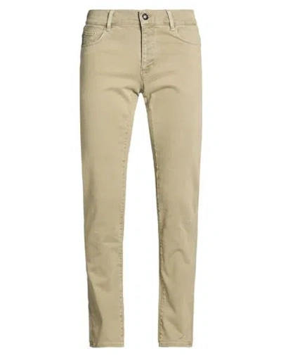 Trussardi Jeans Man Jeans Khaki Size 32 Cotton, Elastane In Brown