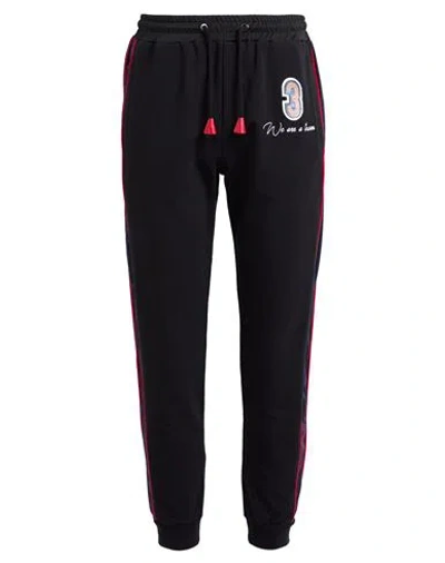 Trussardi Jeans Man Pants Black Size Xl Cotton