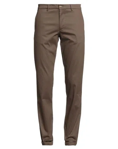 Trussardi Jeans Man Pants Brown Size 32 Cotton, Elastane