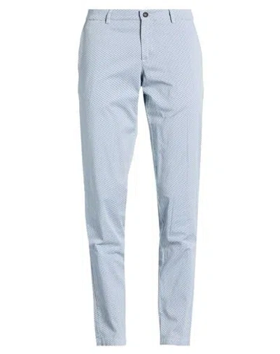Trussardi Jeans Man Pants Light Blue Size 32 Cotton, Elastane