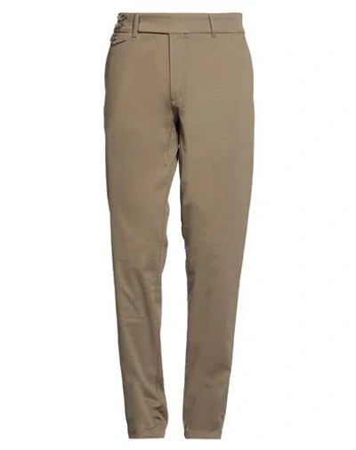 Trussardi Jeans Man Pants Light Brown Size 36 Cotton, Elastane In Sand