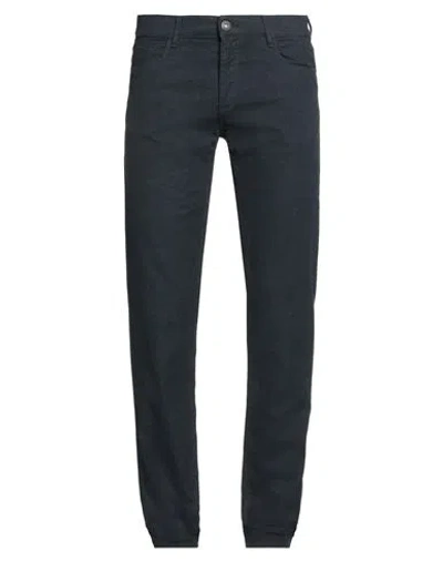 Trussardi Jeans Man Pants Midnight Blue Size 32 Cotton, Pes - Polyethersulfone, Viscose, Elastane