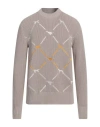 Trussardi Jeans Man Sweater Beige Size M Cotton In Beige