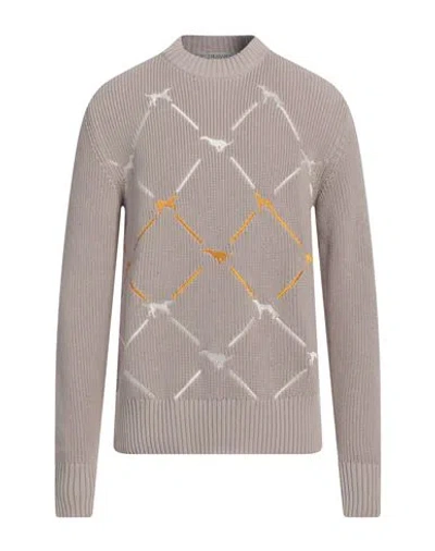 Trussardi Jeans Man Sweater Beige Size M Cotton