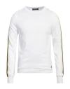 Trussardi Jeans Man Sweater White Size M Cotton In White