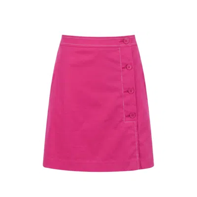 Trussardi Jeans Pink Cotton Women Skirt