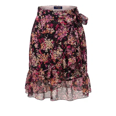 Trussardi Jeans Pink Polyester Women Skirt In Multi