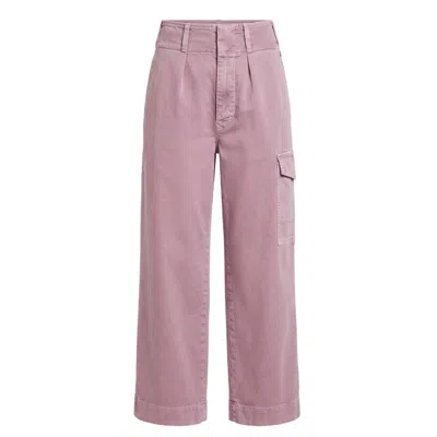 Trussardi Jeans Purple Cotton Women Pants In Pink