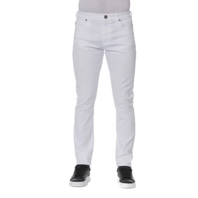 Trussardi Jeans White Cotton Jeans & Pant