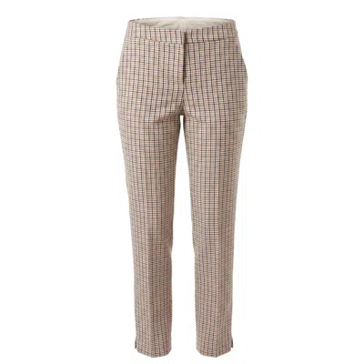 Trussardi Jeans White Cotton Womens Pants In Multi