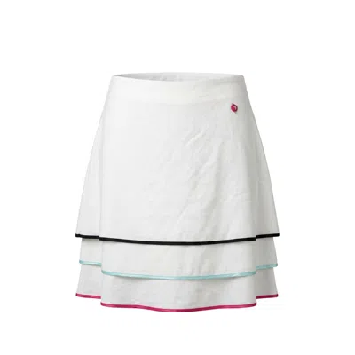Trussardi Jeans White Viscose Women Skirt