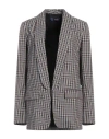 Trussardi Jeans Woman Blazer Burgundy Size 4 Cotton, Polyamide, Polyester In Red