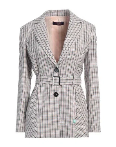 Trussardi Jeans Woman Blazer Light Pink Size 4 Cotton, Polyamide, Polyester