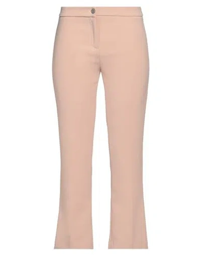 Trussardi Jeans Woman Pants Beige Size 6 Polyester, Viscose, Elastane