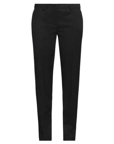Trussardi Jeans Woman Pants Black Size 4 Polyester, Viscose, Elastane