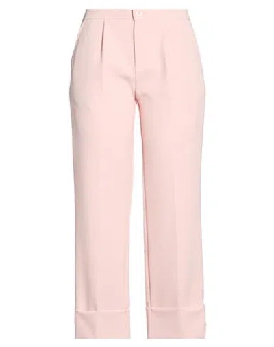 Trussardi Jeans Woman Pants Blush Size 8 Polyester, Elastane In Pink