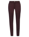 Trussardi Jeans Woman Pants Plum Size 29 Cotton, Elastane In Purple