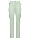 Trussardi Jeans Woman Pants Light Green Size 29 Cotton, Elastane