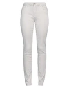Trussardi Jeans Woman Pants Light Grey Size 32 Lyocell, Viscose, Cotton, Polyester, Elastane In Grey