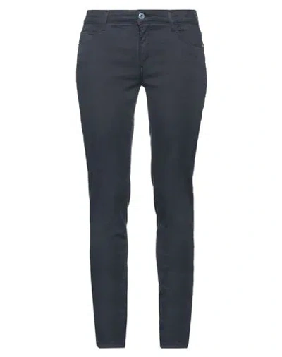 Trussardi Jeans Woman Pants Midnight Blue Size 27 Lyocell, Viscose, Cotton, Polyester, Elastane
