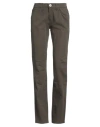 Trussardi Jeans Woman Pants Military Green Size 32 Cotton, Elastane