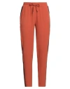 Trussardi Jeans Woman Pants Rust Size 8 Polyester, Elastane In Red