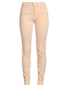 Trussardi Jeans Woman Pants Sand Size 32 Lyocell, Cotton, Viscose, Cupro, Elastane In Beige