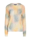 Trussardi Jeans Woman Sweater Pastel Yellow Size Xs Cotton In Multi