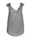 Trussardi Jeans Tops In Grey