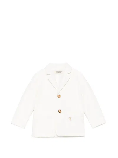 Trussardi Junior Babies' Button Jacket In White
