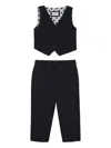 Trussardi Junior Classic Trouser Set In Blue