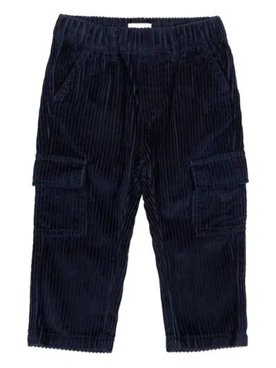 Trussardi Junior Babies' Corduroy Pocket Trousers In Blue