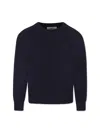 Trussardi Junior Cotton Jumper In Blau
