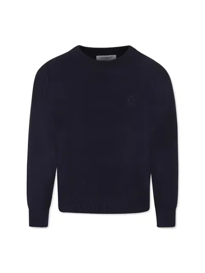 Trussardi Junior Kids' Cotton Jumper In Blau