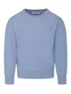 Trussardi Junior Cotton Jumper In Blau