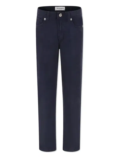 TRUSSARDI JUNIOR COTTON TROUSERS