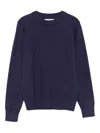 Trussardi Junior Crew-neck Sweater In Blue
