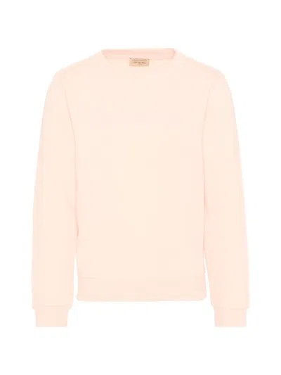 Trussardi Junior Crew Neck Sweatshirt In Pink