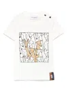 Trussardi Junior Dog-print T-shirt In White