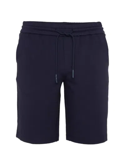 Trussardi Junior Drawstring Casual Shorts In Blue