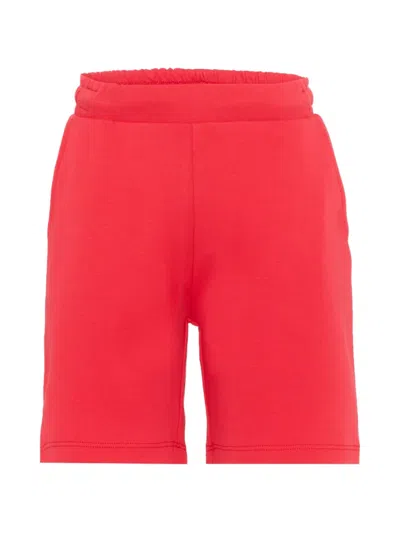 Trussardi Junior Kids' Drawstring Pocket Shorts In Red
