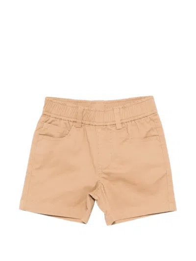 Trussardi Junior Babies' Elasticated-waist Shorts In Brown