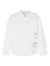 Trussardi Junior Embroidered-logo Shirt In White