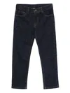 Trussardi Junior Five-pocket Jeans In Blue